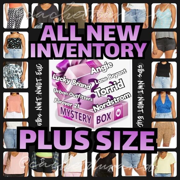 NEW MYSTERY BOX- ALL NEW INVENTORY! MYSTERY BOX- PLUS SIZE 1X- 4X - Picture 1 of 7